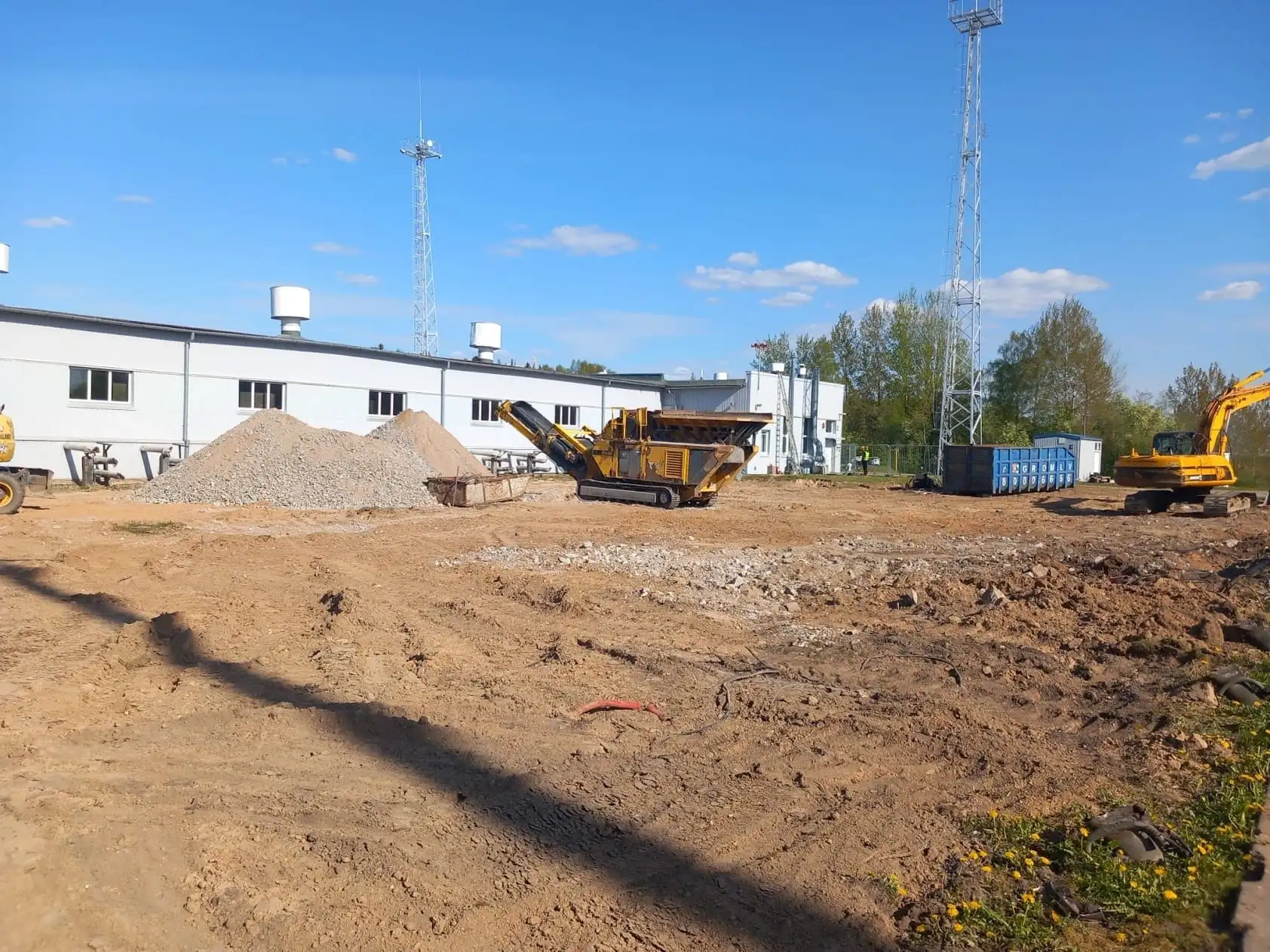 Removal and disposal of construction waste