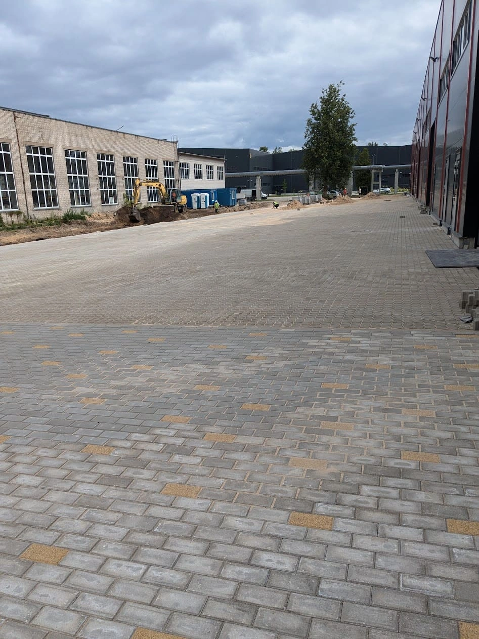 Construction site clearing